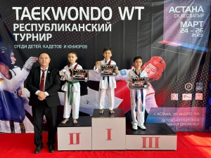 Taekwondo athletes won 1st place in the team standings at the republican tournament!