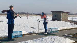 For clay pigeon shooting athletes, a training camp was organized in Almaty